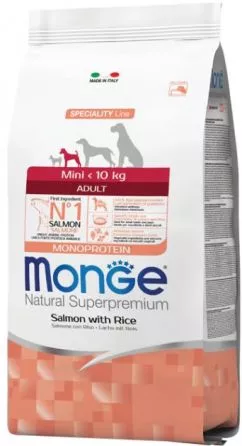 Monge Dog Mini Adult лосось/рис 800 г сухий корм для собак