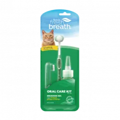 Набор Tropiclean Oral Care Kit для кошек уход за полостью рта Свежее дыхание 59 мл (003200)