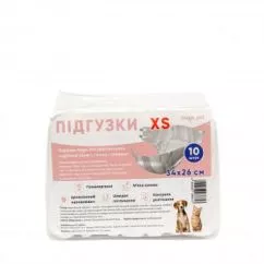 Підгузки Magic Pet для щоденного використання для собак та кішок для сук XS 34х26 см 10шт (6940528286613)