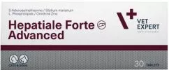 VetExpert Hepatiale Forte Advanced для підтримки та захисту функцій печінки собак та котів 30 таблет