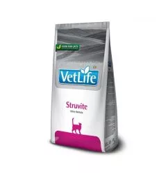 Сухий лікувальний корм для котів Farmina Vet Life Struvite дієт. живлення, для розчинення струвітних уролітів, 400 г (8010276025166)
