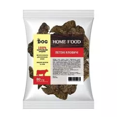 Home Food Легкие говяжьи Лакомство для собак 80 г