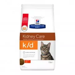 Сухий лікувальний корм для котів Hills Prescription Diet Feline k/d 5 кг 4308,08 (052742430805)