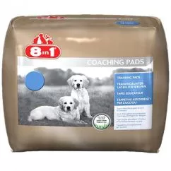 Пелюшки для собак та цуценят, що привчають до туалету, поглинаючі 8in1 Coaching Pads 60х60 см / 14 шт. (4048422102250)