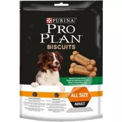 Purina Pro Plan Biscuits All Size Adult Lamb Лакомство для собак с ягненком и рисом для собак 400 г
