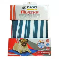 Охолоджуючий килимок для котів і собак Croci 50*40 см (синя смужка) (C6007296)