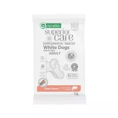 Nature's Protection Superior Care White Dogs Clear Vision Лакомство с лососем для собак 110 г
