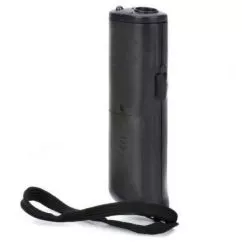 Ультразвуковий відлякувач собак Yoos AD-100 з LED підсвічуванням 130*40 мм Чорний (34026)