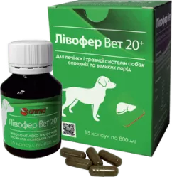 Фітокомплекс Amma для печінки та травної собак середніх та великих порід (4820206520421)
