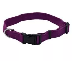 Ошейник для собак фиолетовый New Earth Soy Dog дл. 20-30 см - ш. 1.6 см Coastal (BGL-CS-593)