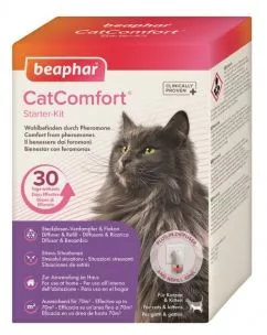 Пристрій з феромонами для зняття стресу в котів Beaphar CatComfort Calming Diffuser 48 мл (17149)