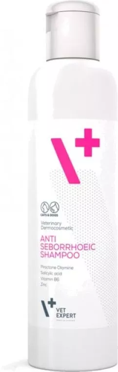 Антисеборейний шампунь VetExpert Antiseborrhoeic Shampoo для котів та собак 250 мл (5901891240542)