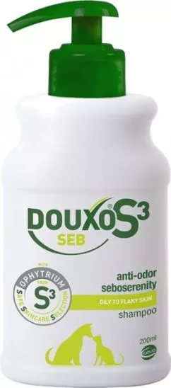 Лікувальний шампунь Ceva Douxo S3 Seb 200 мл (3411113009922)