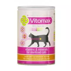 Витаминно-минеральный комплекс Vitomax (Витомакс) для кастрированных кошек и стерилизованных кошек, 150г/300шт (200107)