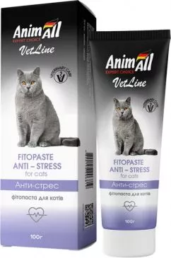 Фитопаста AnimAll VetLine стоп стресс для кошек 100 г (150699)