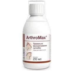 Сироп АртроМакс для суставов с глюкозамином и хондроитином для собак и кошек Dolfos ArthroMax 250 мл (5902232643107)