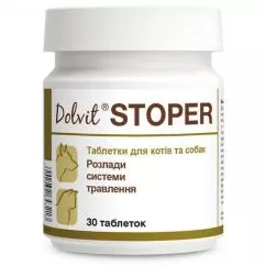 Комплекс Dolfos Dolvit Stoper для лечения расстройств пищеварительной системы у кошек и собак 30 шт/уп. (5902232643213)