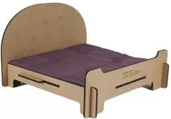 Форт Нокс FX home "Sleep" Лежак-кровать с матрасом для собак 40х40х8 см (2820000013200)
