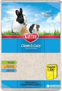Подстилка для грызунов Kaytee Clean&Cozy White Белая Целлюлозный всасывающий (28.3 л) (071859995298)