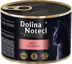 Корм консервированный Dolina Noteci Premium филе лосося 185 г (5902921301103)