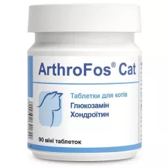 Dolfos ArthroFos Cat (АртроФос Кет) комплекс для котов с глюкозамином и хондроитином 90 таблеток