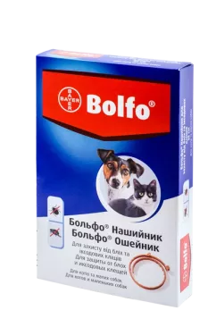 Нашийник Bayer Больфо від бліх і кліщів для котів і собак 35 см (4007221035220/4007221021599)