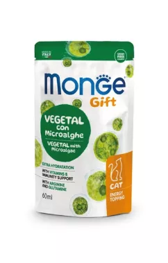 Смаколик для котів Monge Gift Cat Vegetal Microalgae 0.06 кг (085335)