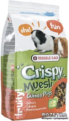 Корм для морских свинок Versele-Laga Crispy Muesli Cavia зерновая смесь с витамином C 1 кг (617 113)