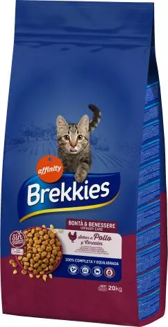 Brekkies Cat Urinary Care с курицей 20 кг сухой корм для котов с профилактикой мочекаменной болезни