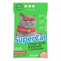 Наполнитель для туалета Super Cat с ароматом 3 кг