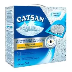 Наполнитель Catsan Active Fresh для кошачьего туалета, комкующийся, 4.4 кг, (5 л)