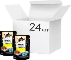Sheba Selection с курицей в желе 85 г упаковка 24 шт влажный корм для котов