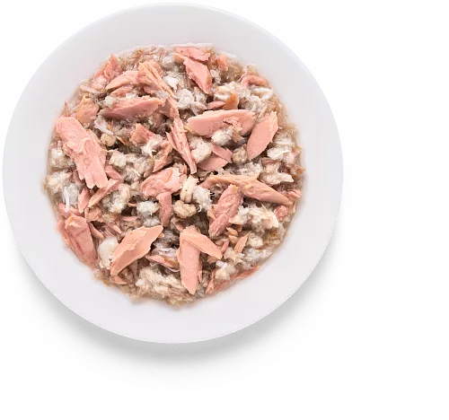 Упаковка вологого корму для котів Grandorf Філе тунця з м'ясом лосося 6 шт по 70 г (5407007850310) - фото №3