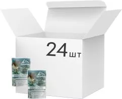 Упаковка вологого корму для кішок Carpathian Pet Food Hairball control в желе з качкою 80 г х 24 шт (4820111141371)