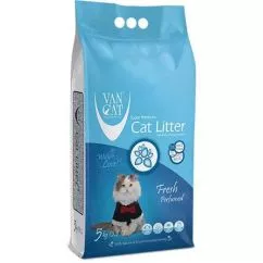 Бентонітовий наповнювач для туалету Van Cat з ароматом Fresh 5 кг (8699245857351) (70563)