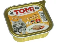 Корм консервований Томі консерви для кішок, паштет індичка 100 г (TM3200511)