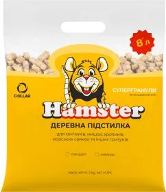 Наповнювач SuperCat Hamster з запахом лаванди Деревний вбирний 2 кг (3.4 л) (5705) (4820082496142)