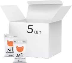 Упаковка наполнителя для кошачьего туалета Super Cat №1 Деревянный всасывающий 3 кг 5 шт (5х5 л) (14820082490277)