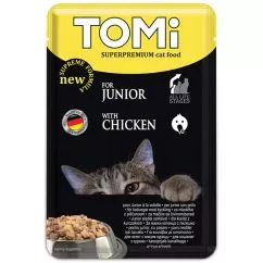 TOMi Junior 100 г з куркою вологий корм для кошенят