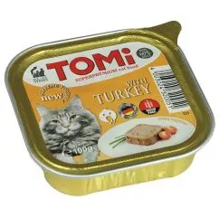 Паштет з індичкою для котів TOMi with Turkey 100 г (4003024320051)