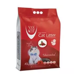 Бентонитовый наполнитель для кошачьего туалета без аромата VanCat Cat литтер Classic 10 кг (8699245857399)