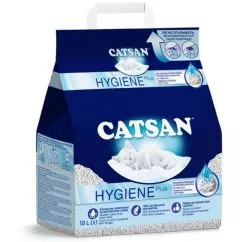 Наполнитель Catsan Hygiene Plus кварцевый для кошачьего туалета 10 л