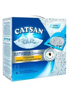Наполнитель для кошачьего туалета Active Fresh (комкующийся) ТМ "Catsan" 4.4 кг (5 л) (72486)