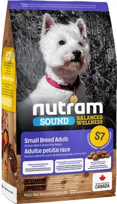 Nutram S7 Sound Balanced Wellness Small Breed 2 kg (курка) сухий корм для собак