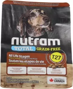 Nutram T27 Total GF MINI 340 g (курица и индейка) сухой корм для собак