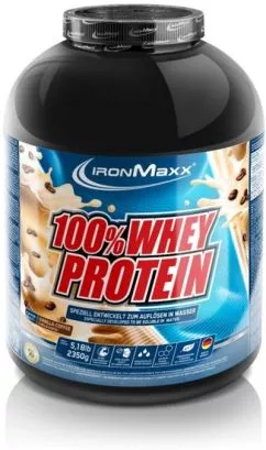 Протеин IronMaxx 100% Whey Protein 2350 г - Ваниль-кофе (4260196294645)