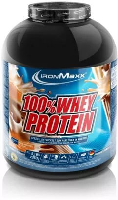 Протеин IronMaxx 100% Whey Protein 2350 г — Орех-карамель (4260196294652)