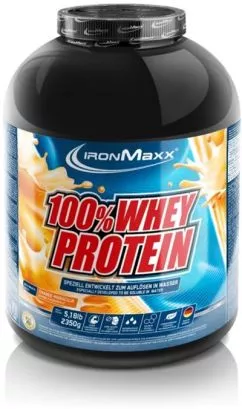 Протеин IronMaxx 100% Whey Protein 2350 г — Персиковое маскарпоне (4260196294638)