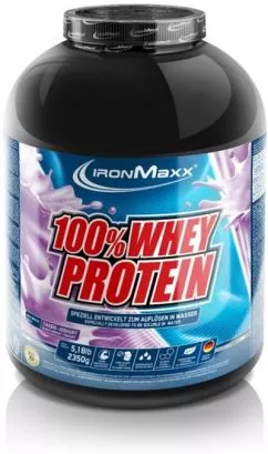Протеїн IronMaxx 100% Whey Protein 2350 г — Чорничний чизкейк (4260426832630)