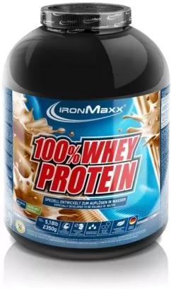 Протеин IronMaxx 100% Whey Protein 2350 г — Шоколадный фундук (4260426838526)